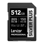 Lexar SD Silver Plus UHS-1 512GB V30, Ophalen of Verzenden, Nieuw, Overige typen, Overige merken