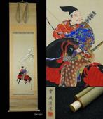 FREE SHIPPING Samurai on horse - Unga  - Japan - Meiji, Antiek en Kunst