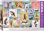 Yoga Cats Puzzel (1000 stukjes) | Eurographics - Puzzels, Verzenden, Nieuw