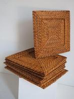 Schotel - Rattan, riet - Een set van acht onderborden