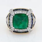 (IGI Certified) - Emerald 5.25 Blue Sapphires 1.72ct 36 Pcs
