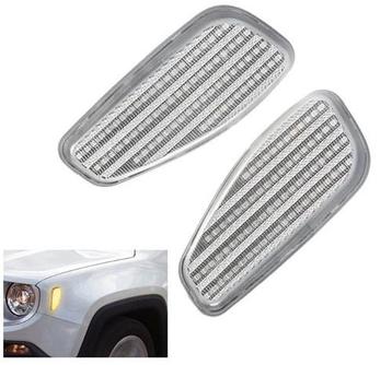 Dynamisch knipperlicht WIT Jeep Renegade in scherm beschikbaar voor biedingen