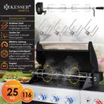 KESSER® RVS Rotisserie - 107cm -  Elektrische draaispit - Zw, Verzenden, Nieuw