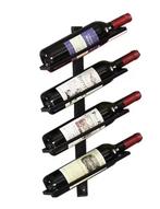 Wandgemonteerd Metalen Wijnrek – Wijnfleshouder voor 2/4 Fle, Verzenden, Nieuw