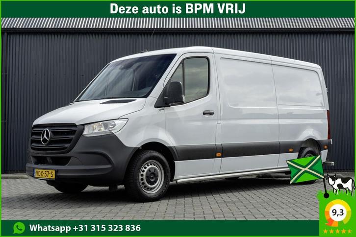 Mercedes-Benz Sprinter 311 CDI L2H1 | Camera | Mbux |, Auto's, Bestelauto's, Lease, Handgeschakeld, Wit, Zwart, Stof, Diesel, Euro 6