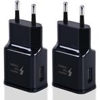 Adaptive Fast Charger voor Samsung - 2 Stuks - Snellader, Telecommunicatie, Ophalen of Verzenden, Nieuw
