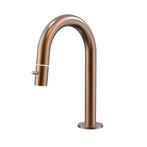 Fonteinkraan Copper één-greeps bediening gebogen uitloop, Verzenden, Nieuw