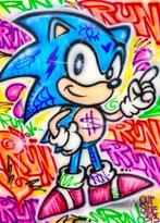 Outside313 - Sonic - Run! Street style, Antiek en Kunst