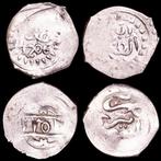 Marokko. Sidi Mohammed III. Lot comprising 2x Dirham