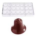 Bonbonvorm Chocolate World Klokje (21x) 31x27mm, Verzenden, Nieuw