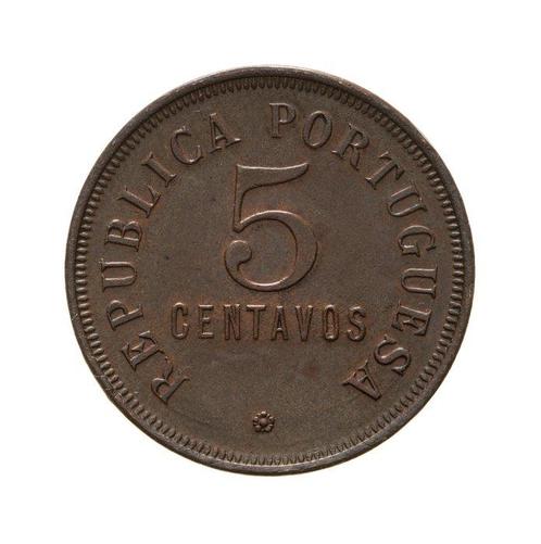 Portugal. República. 5 Centavos 1924 - Rara, Postzegels en Munten, Munten | Europa | Niet-Euromunten