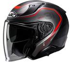 HJC RPHA 31 Kouv Zwart Rood Jethelm, Motoren, Nieuw met kaartje, M, Heren, Verzenden