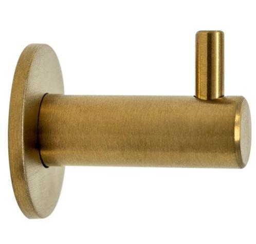 Kapstokhaak Rond rvs mat goud, Huis en Inrichting, Woonaccessoires | Kapstokken, Verzenden