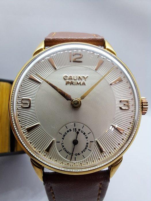 Cauny - Prima Jumbo XXL - La Chaux De Fonds - Calibre Unitas, Sieraden, Tassen en Uiterlijk, Horloges | Heren