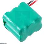 Oplaadbaar NiMH Battery Pack: 7,2V 350 mAh, 3x2 2/3-AAA Cell, Verzenden, Nieuw