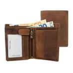 Houtkamp Leren Vintage Portemonnee uit echt Leder RFID Bruin, Overige merken, Bruin, Verzenden, Nieuw