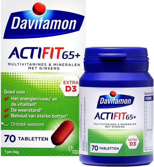 DAVITAMON ACTIFIT 65+ TABLETTEN POT 70 STUKS, Diversen, Overige Diversen, Verzenden