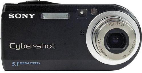 Sony Cyber-shot DSC-P120 Digitale Compact Camera - Zwart, Audio, Tv en Foto, Fotocamera's Digitaal, Zo goed als nieuw, Verzenden
