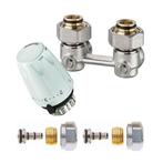 Set haaks 16mm Alu/Pex - thermostatisch, Doe-het-zelf en Verbouw, Verzenden, Nieuw