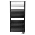 Elektrische radiator 118,5 x 60 cm Wiesbaden Elara mat-zwart, Doe-het-zelf en Verbouw, Verwarming en Radiatoren, Nieuw
