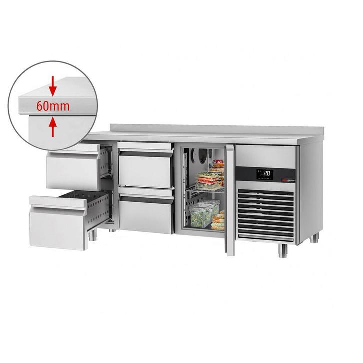 GGM Gastro | Koelwerkbank PREMIUM - 1865x700mm - met 1 deur, Zakelijke goederen, Horeca | Keukenapparatuur, RVS Meubilair, Verzenden