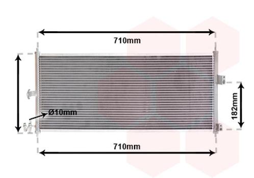 LUCHTCONDENSATOR VOOR NISSAN ALMERA N16 2000-2003 92100BM400, Auto-onderdelen, Airco en Verwarming, Nieuw, Ophalen of Verzenden