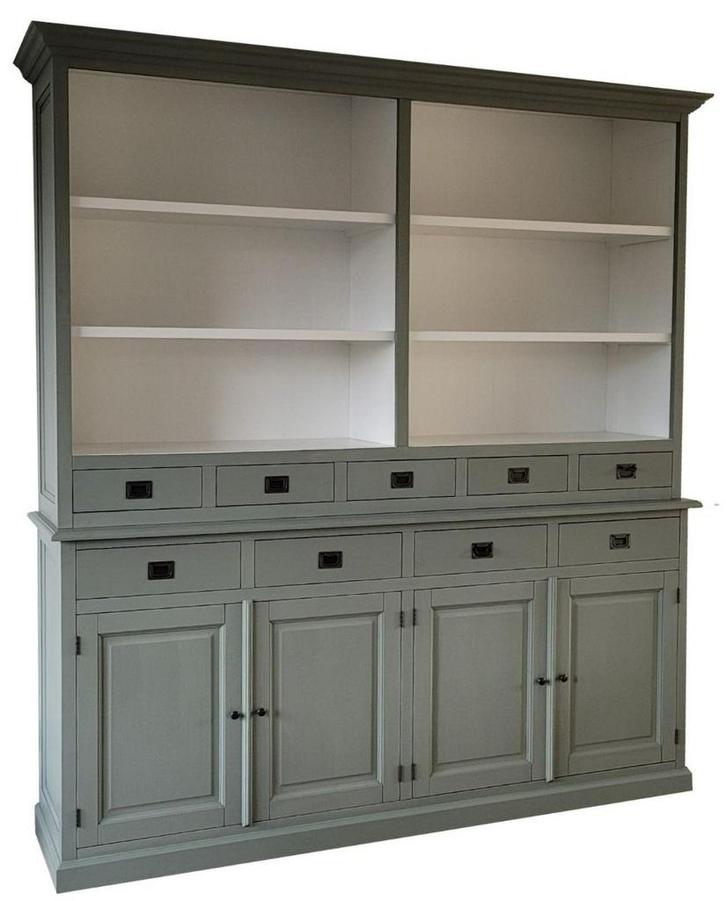 Buffetkast Elburg Engels groen 220cm, Huis en Inrichting, Kasten | Buffetkasten, Ophalen of Verzenden