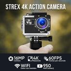 2dekans | Strex Action Camera 4K 16MP - 60FPS / 30M, Ophalen of Verzenden, Zo goed als nieuw