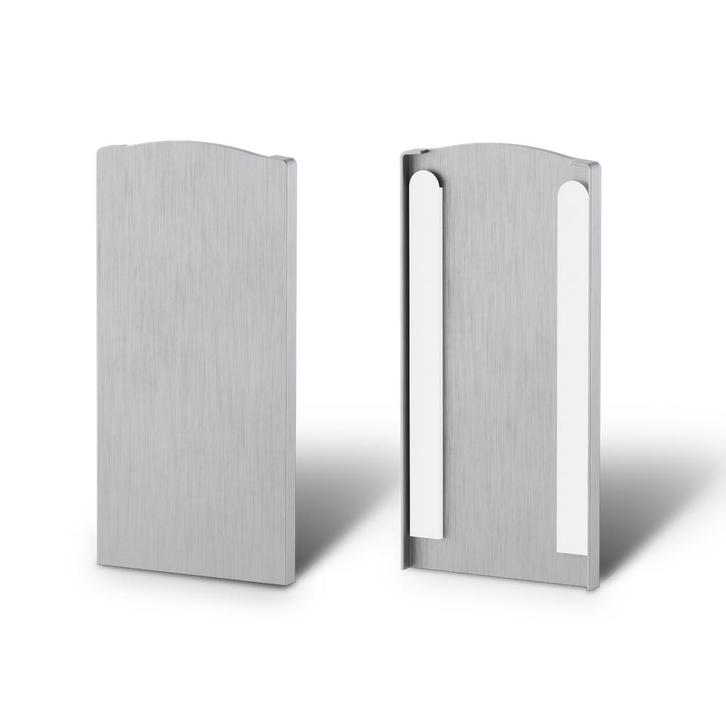 Eindkap glazen balustrade vloermontage 1.0kN-Zwart gelijkend, Doe-het-zelf en Verbouw, Glas en Ramen, Nieuw, Ophalen of Verzenden