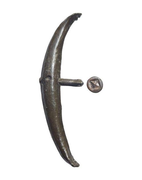Indonesië. 18th Century Malay Peninsula large Tin boat money, Postzegels en Munten, Munten | Europa | Niet-Euromunten