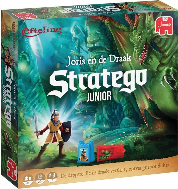 Stratego Junior - Joris en de Draak (Efteling) | Jumbo -, Hobby en Vrije tijd, Gezelschapsspellen | Bordspellen, Nieuw, Verzenden