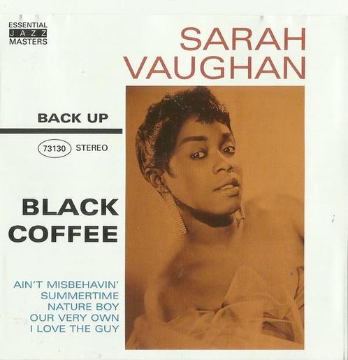 cd - Sarah Vaughan - Black Coffee, Cd's en Dvd's, Cd's | Overige Cd's, Zo goed als nieuw, Verzenden