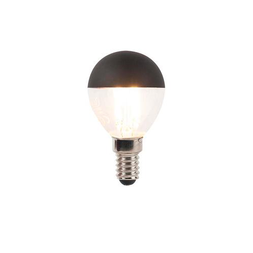 E14 dimbare LED filamentlamp kopspiegel P45 zwart 300 lm, Huis en Inrichting, Lampen | Losse lampen, Nieuw