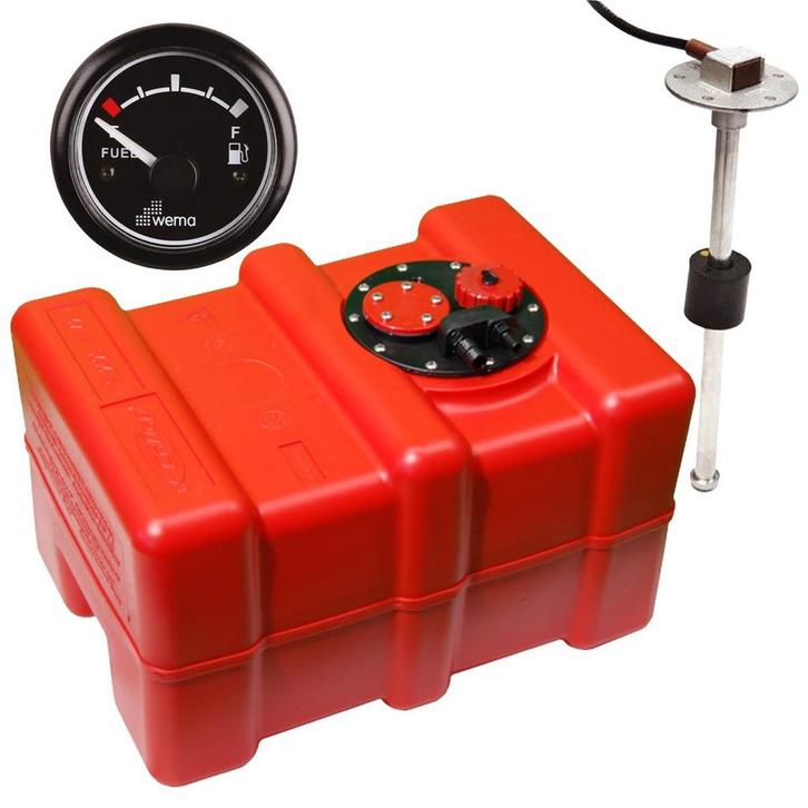 Inbouw Brandstoftank Kunststof Complete Set 42 Liter Inclusi, Watersport en Boten, Bootonderdelen, Nieuw, Ophalen of Verzenden