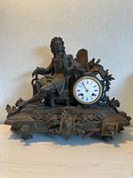 Figurale pendule - Antiek Messing, Zinklegering - 1850-1900