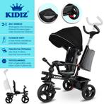 KIDIZ® 5in1 Kinderfiets - Loopfiets - Driewieler - Zwart, Verzenden, Nieuw