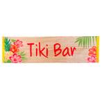 Banner Tiki Bar Tropical (50x180cm), Ophalen of Verzenden, Nieuw
