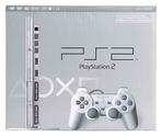 Playstation 2 Console Slim Zilver + Sony Controller in Doos, Spelcomputers en Games, Spelcomputers | Sony PlayStation 2, Ophalen of Verzenden