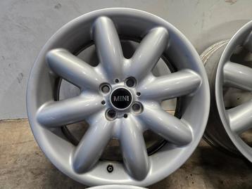 Mini 17 inch 4x100 worsten velgen cabrio clubman cooper beschikbaar voor biedingen