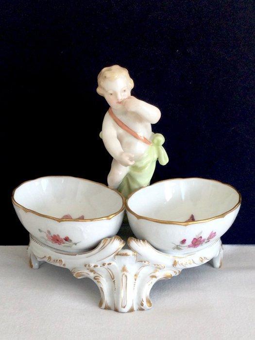 KPM , Prachtige Antieke porseleinen stel voor Peper & Zout, Antiek en Kunst, Antiek | Glas en Kristal