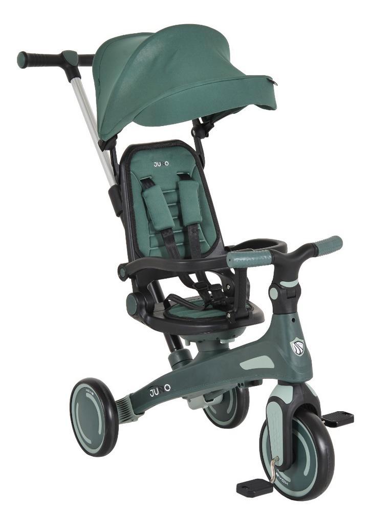 Byox Juno Green 1-5 jaar Driewieler met Duwstang 112022, Kinderen en Baby's, Speelgoed | Buiten | Voertuigen en Loopfietsen, Nieuw
