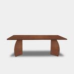 Tafel Boomstam Eikenhout  Set Driehoek  220x100, Huis en Inrichting, Nieuw