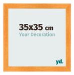 Fotolijst 35x35 cm - Oranje - MDF - Pisa, Verzenden, Nieuw