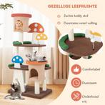 Krabpaal voor katten met 2 platforms Paddenstoellook 69 x 49, Dieren en Toebehoren, Ophalen of Verzenden, Nieuw