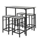 2dekans | SoBuy Bartafel - 4 Krukken - Bartafelset - 5 Delig, Ophalen of Verzenden, Zo goed als nieuw