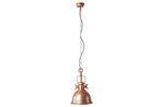 Design hanglamp INDUSTRIAL 45cm koper gevlamd industrieele, Huis en Inrichting, Lampen | Hanglampen, Ophalen of Verzenden, Nieuw