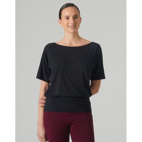 Genesis T-shirt met Korte mouwen en Gekruiste rug, Sport en Fitness, Ballet, Verzenden