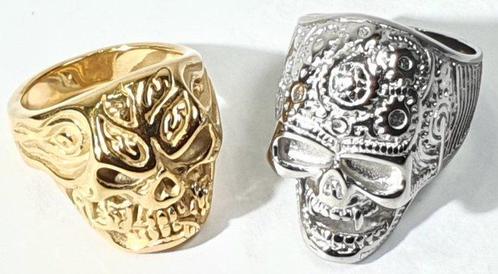 2 Kristallen ringen - Memento Mori - Gij zijt stof en gij, Antiek en Kunst, Antiek | Boeken en Bijbels