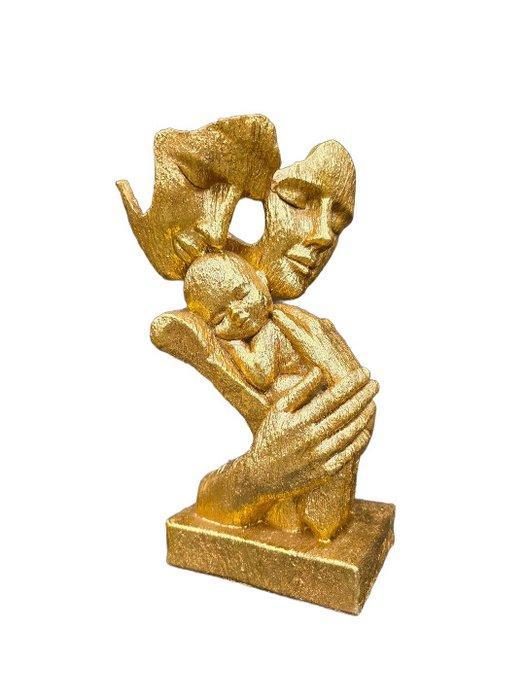 Beeld, Happy Family - 30 cm - Hars, Antiek en Kunst, Curiosa en Brocante