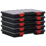 vidaXL Assortimentsdozen 5 st 40x30x5 cm polypropeen, Doe-het-zelf en Verbouw, Gereedschapskisten, Verzenden, Nieuw